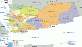 Térkép-Jemen-political-map-of-Yemen.gif