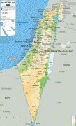 Bản đồ-Israel-Israel-physical-map.gif