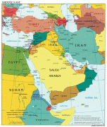 Kaart (kartograafia)-Saudi Araabia-large_detailed_political_map_of_saudi_arabia.jpg