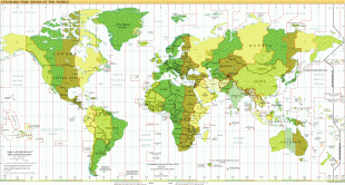 Bản đồ-Thế giới-Tim