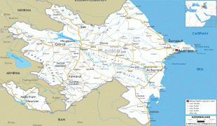 Bản đồ-Ai-déc-bai-gian-road-map-of-Azerbaijan.gif