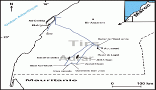 Bản đồ-Oued Ed-Dahab-Lagouira-Reg