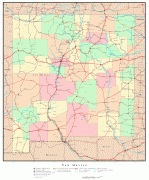 Bản đồ-New Mexico-New-Mexico-political-map-793.jpg