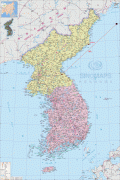 Bản đồ-Triều Tiên-large_detailed_political_map_of_korea.jpg
