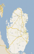 Kaart (kartograafia)-Katar-qatar.jpg