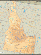 Bản đồ-Idaho-idaho-physical-map.gif