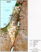 Kort (geografi)-Israel-detailed_map_of_israel.jpg