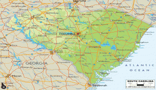 Bản đồ-South Carolina-south-carolina-physical-map.gif