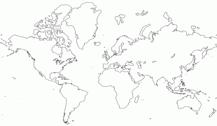 Kaart (kartograafia)-World-World-Outline-Map.jpg