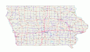 Bản đồ-Iowa-road_map_of_Iowa.jpg