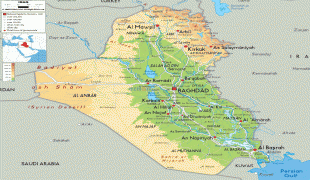 Bản đồ-Lưỡng Hà-Iraq-physical-map.gif
