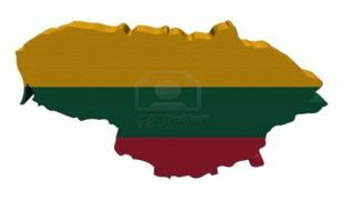Kaart (cartografie)-Litouwse Socialistische Sovjetrepubliek (1918-1919)-6599237-lithuania-map-flag-3d-render-on-white-illustration.jpg