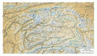 Kaart (kartograafia)-Tadžikistan-pamir-gr.jpg