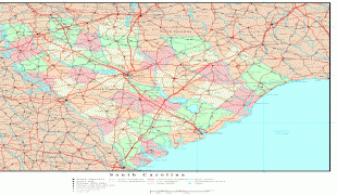 Bản đồ-South Carolina-South-Carolina-political-map-810.jpg