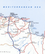 Kaart (kartograafia)-Liibüa-Tripoli%2BLibya%2BNG%2BAfrica%2BAdventure%2BAtlas.jpg
