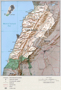 Kaart (kartograafia)-Liibanon-lebanon-map-0.jpg