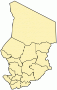Kaart (kartograafia)-Tšaad-Chad_location_map.png
