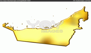 Kaart (kartograafia)-Araabia Ühendemiraadid-united-arab-emirates-3d-golden-map-3fb9b5.jpg