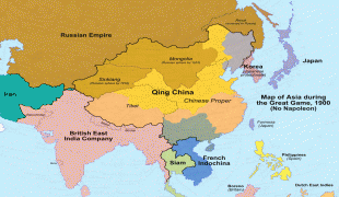 Bản đồ-Châu Á-Map_of_Asia,_1900_(No_Napoleon).png
