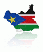 Bản đồ-Nam Sudan-9873156-south-sudan-map-flag-with-reflection-illustration.jpg