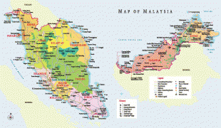Karte (Kartografie)-Malaysia-malaysia-map.jpg