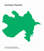 Карта (мапа)-Азербејџан-azerbaijan_vector_map.png