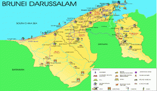Географічна карта-Бруней-detailed_tourist_map_of_brunei.jpg