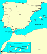 Kort (geografi) - Tanger (Tangier) - MAP[N]ALL.COM