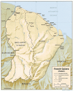 Bản đồ-Guyane thuộc Pháp-Guyane_French_Guiana_Shaded_Relief_Map_France.gif