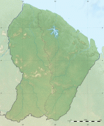 Bản đồ-Guyane thuộc Pháp-Guyane_department_relief_location_map.jpg