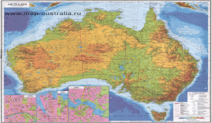 Географічна карта-Австралійський Союз-large_detailed_topographical_map_of_australia_with_all_roads_and_cities_in_russian_for_free.jpg
