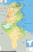 Térkép-Tunézia-Tunisia-physical-map.gif