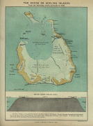 Kort (geografi)-Cocosøerne-cocos_island_1889.jpg