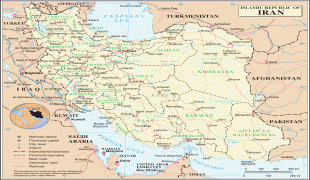 Карта (мапа)-Иран-Un-iran.png