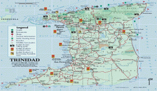 Mapa - Puerto España (Port-of-Spain) - MAP[N]ALL.COM