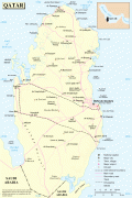 Kaart (kartograafia)-Katar-qatar-transport-map.png