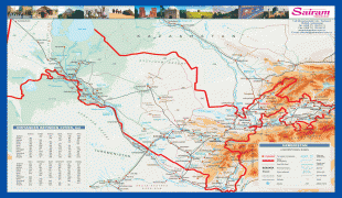 Kaart (cartografie)-Oezbekistan-Uzbekistan-Map-2.jpg