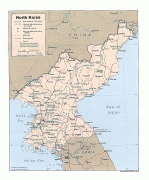 Bản đồ-Triều Tiên-detailed_administrative_and_road_map_of_north_korea.jpg