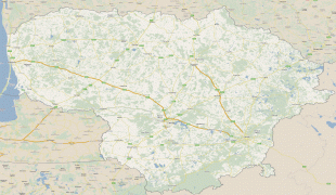 Kaart (kartograafia)-Leedu-lithuania.jpg