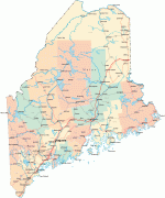 Bản đồ-Maine-maine-road-map.gif