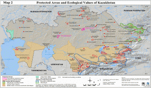 Térkép-Kazahsztán-Kazakhstan-Protected-Areas-Map.gif