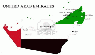 Kaart (kartograafia)-Araabia Ühendemiraadid-13683483-map-of-united-arab-emirates-country.jpg