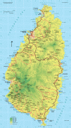Kaart (cartografie)-Saint Lucia-St-Lucia-Island-Map.gif