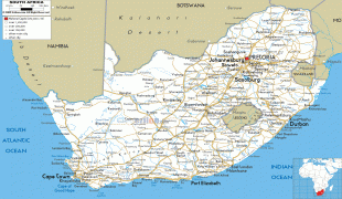 Bản đồ-Nam Phi-road-map-of-South-African.gif