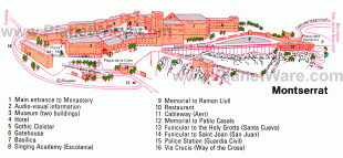 Kaart (cartografie)-Montserrat (eiland)-montserrat-map.jpg