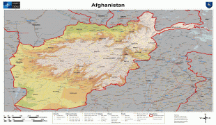 Kort (geografi)-Afghanistan-Afghanistan-Map.jpg