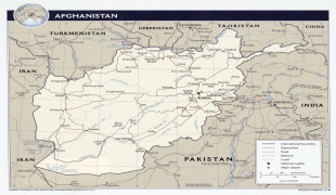 Kort (geografi)-Afghanistan-Afghanistan-Map-4.jpg