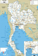 Carte géographique-Thaïlande-Thai-road-map.gif