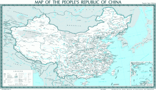 Karte (Kartografie)-Volksrepublik China-China-map.jpg