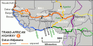 Bản đồ-N'Djamena-Dakar-Ndjamena_Highway_Map.PNG